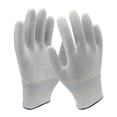 Trinajst igle pletene bele rokavice